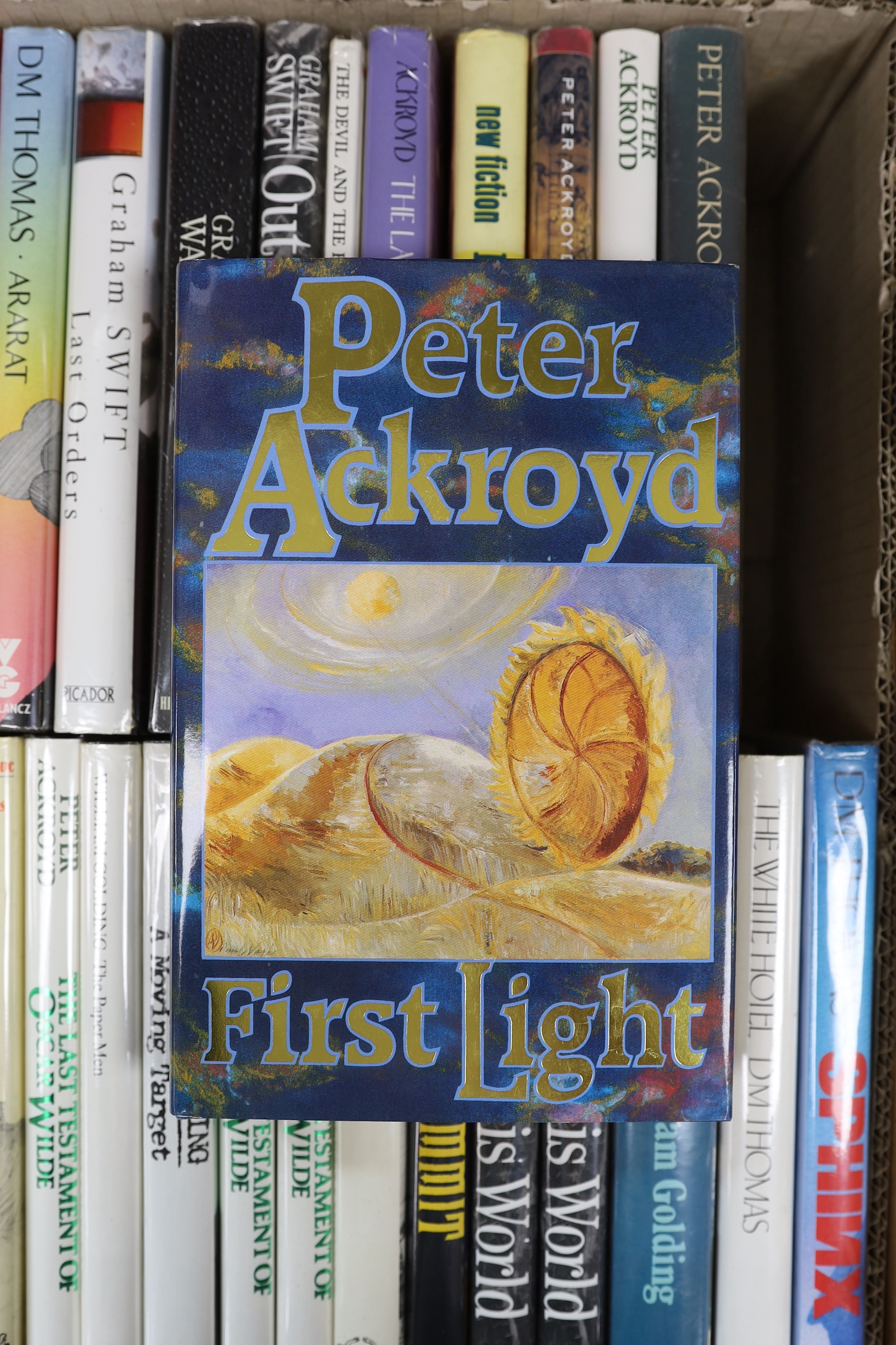 Ackroyd, Peter. London Lickpenny. Ferry Press, 1973. One of a limited edition of 500 copies. Country Life. 1978. One of a limited edition of 350 copies. Chatterton. 1987; The Diversions of Purley. Poems by Peter Ackroyd.